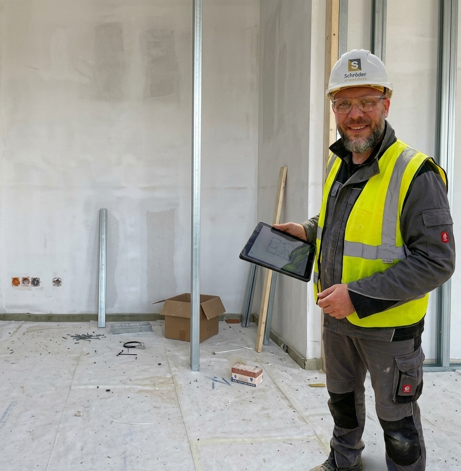 Stefan Schröder bei der Arbeit